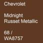 Preview: Chevrolet, Midnight Russet Metallic, 68 / WA8757.